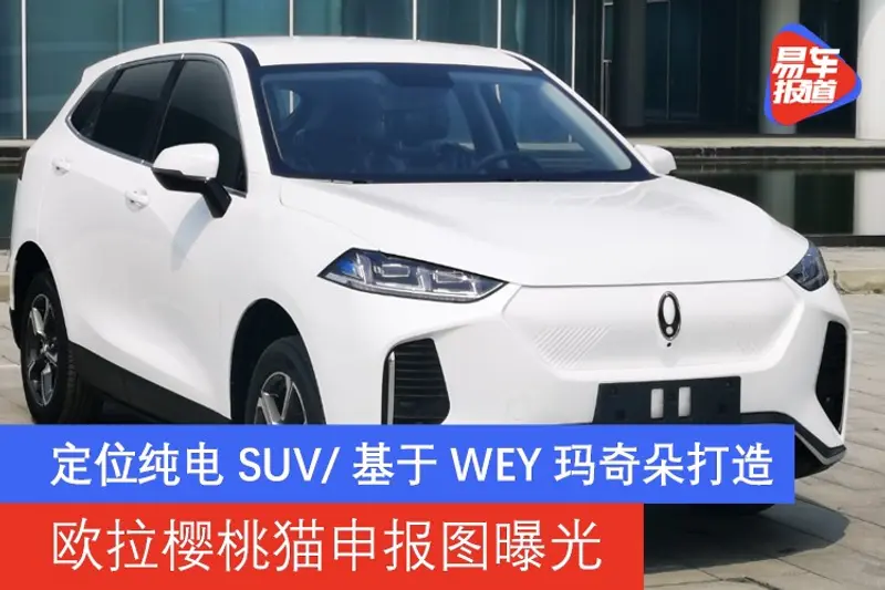 歐拉櫻桃貓申報圖曝光 搭載無鈷鋰電池/基於WEY瑪奇朵打造